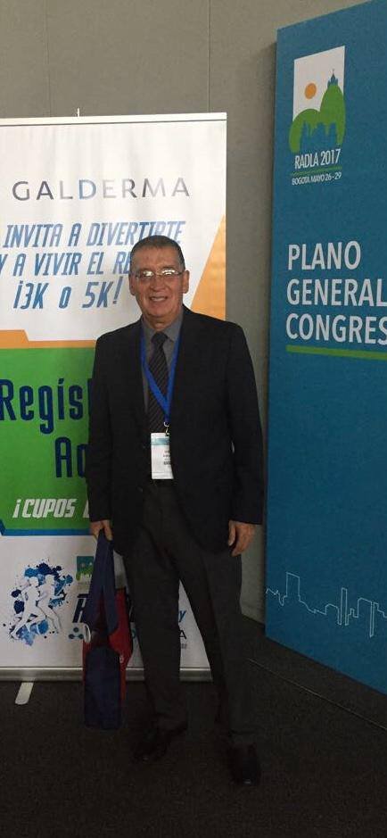 Dr. Rubén Zeballos Vasconcellos, Presidente de la Sociedad Boliviana de Dermatología - Filial Oruro.